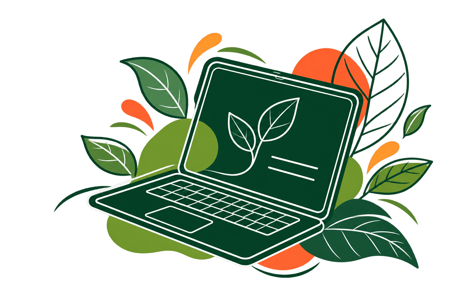 Plataforma de la Escuela Amazonía Que Late en computadora portátil